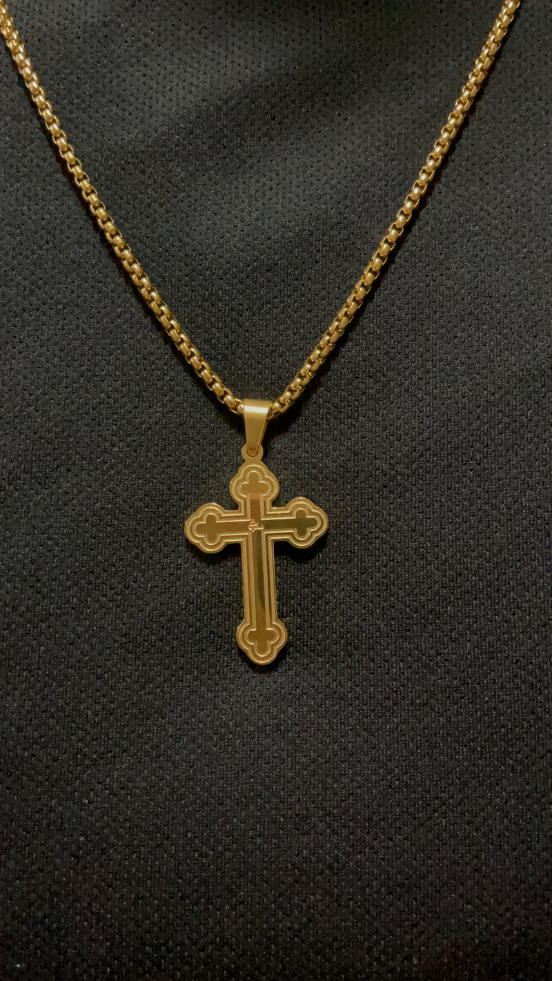 Cross with Ya Allaha Engraved and Non-Engraved