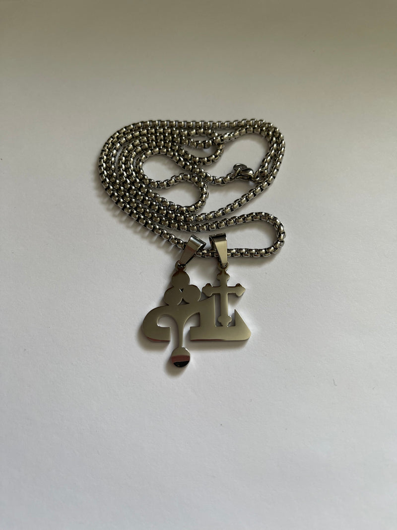 Ya Allaha (Yahweh / Jehovah) with Cross Necklace