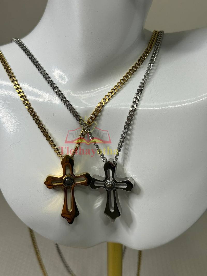 Cross with Projected Prayer